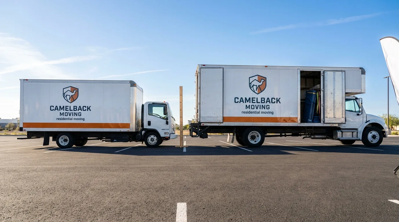 Moving truck size capacity guide in Litchfield